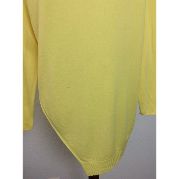 Lafayette 148 New York Pullover Sweater Asymmetric FLAW - Picture 7 of 10